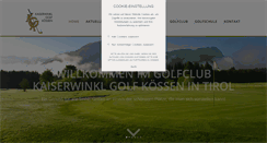 Desktop Screenshot of golf-koessen.at
