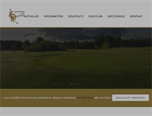Tablet Screenshot of golf-koessen.at